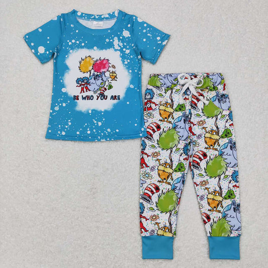 Baby Boys Dr Reading Short Sleeve Top Pants Clothes Sets