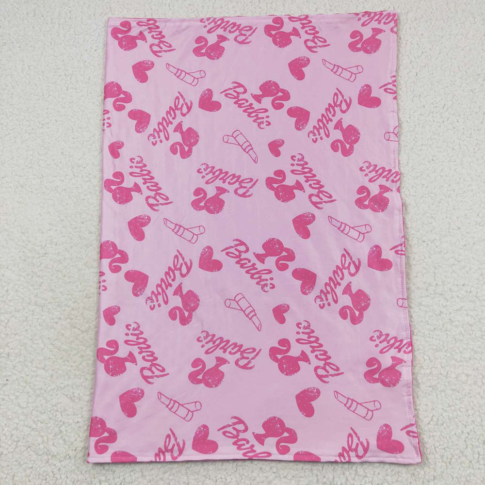 Baby Kids Cartoon Pink Party Blankets