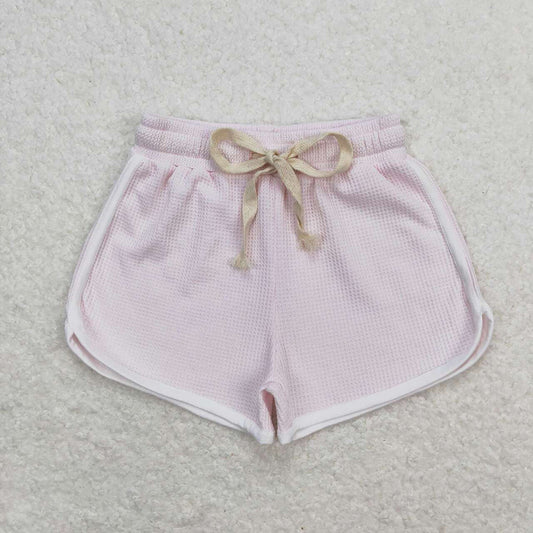 Baby Girls Light Pink Summer Sports Design Shorts