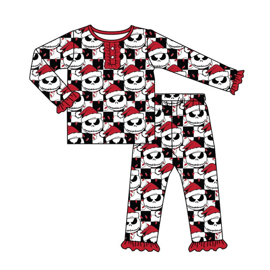 Baby Girls Christmas Ghost Pajamas Clothes Sets preorder(moq 5)