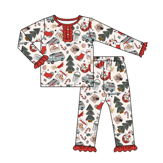 Baby Girls Christmas Present Pajamas Clothes Sets preorder(moq 5)