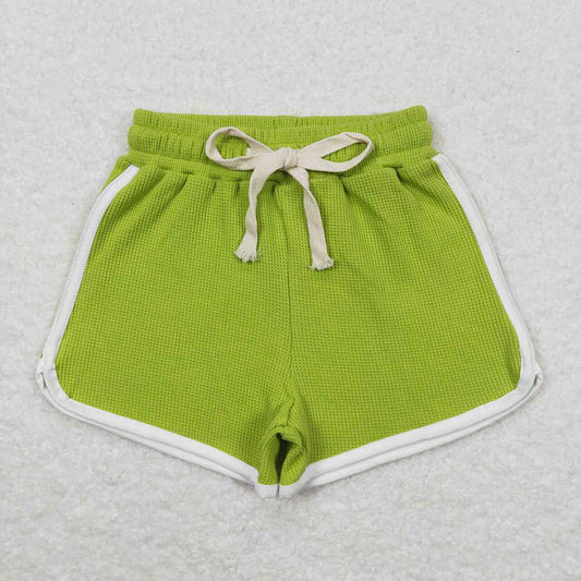 Baby Girls Apple Green Summer Sports Design Shorts