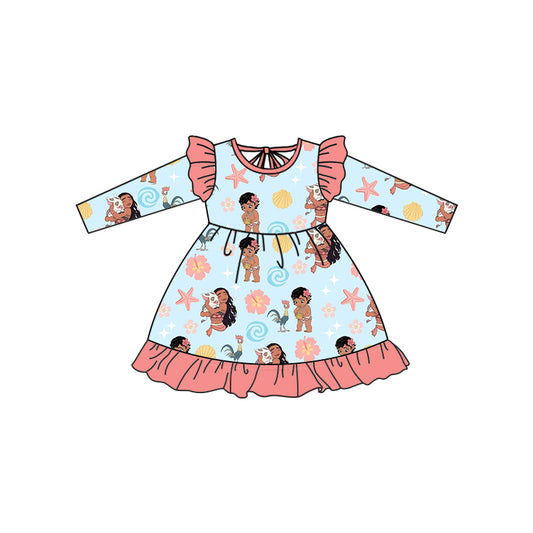 Baby Girls Princess Black Ruffle Dresses preorder(moq 5)