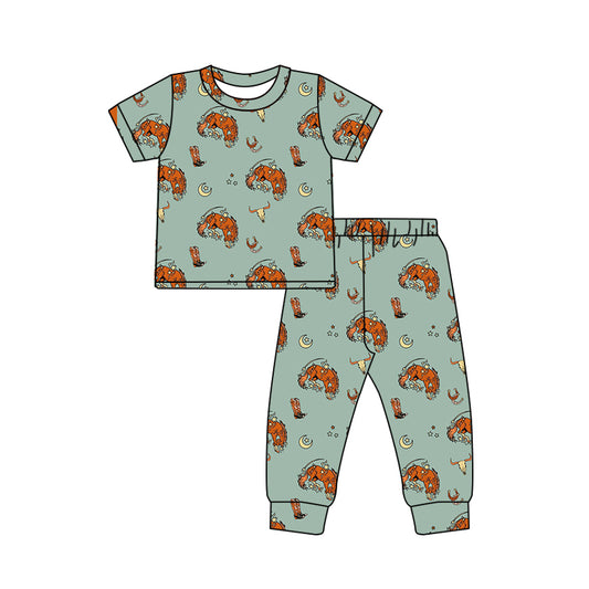 Baby Boys Western Rodeo Pajamas Clothing Sets preorder(moq 5)