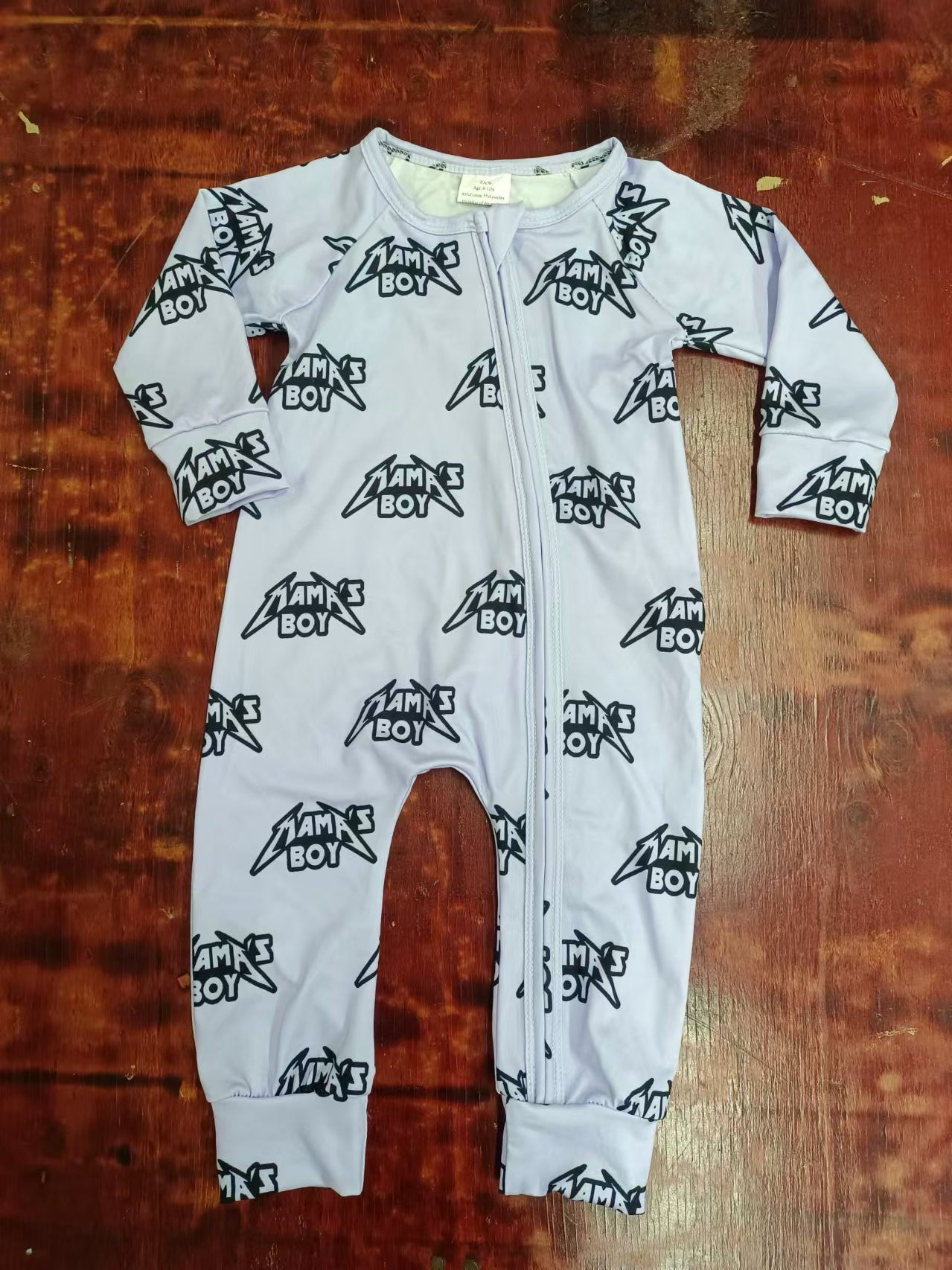 Infant Baby Mama's Boy Zip Rompers preorder(moq 5)