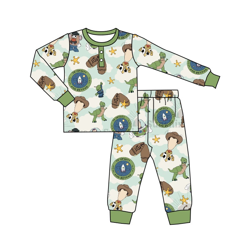 Baby Boys Cartoon Toys Pajamas Clothes Sets preorder(moq 5)