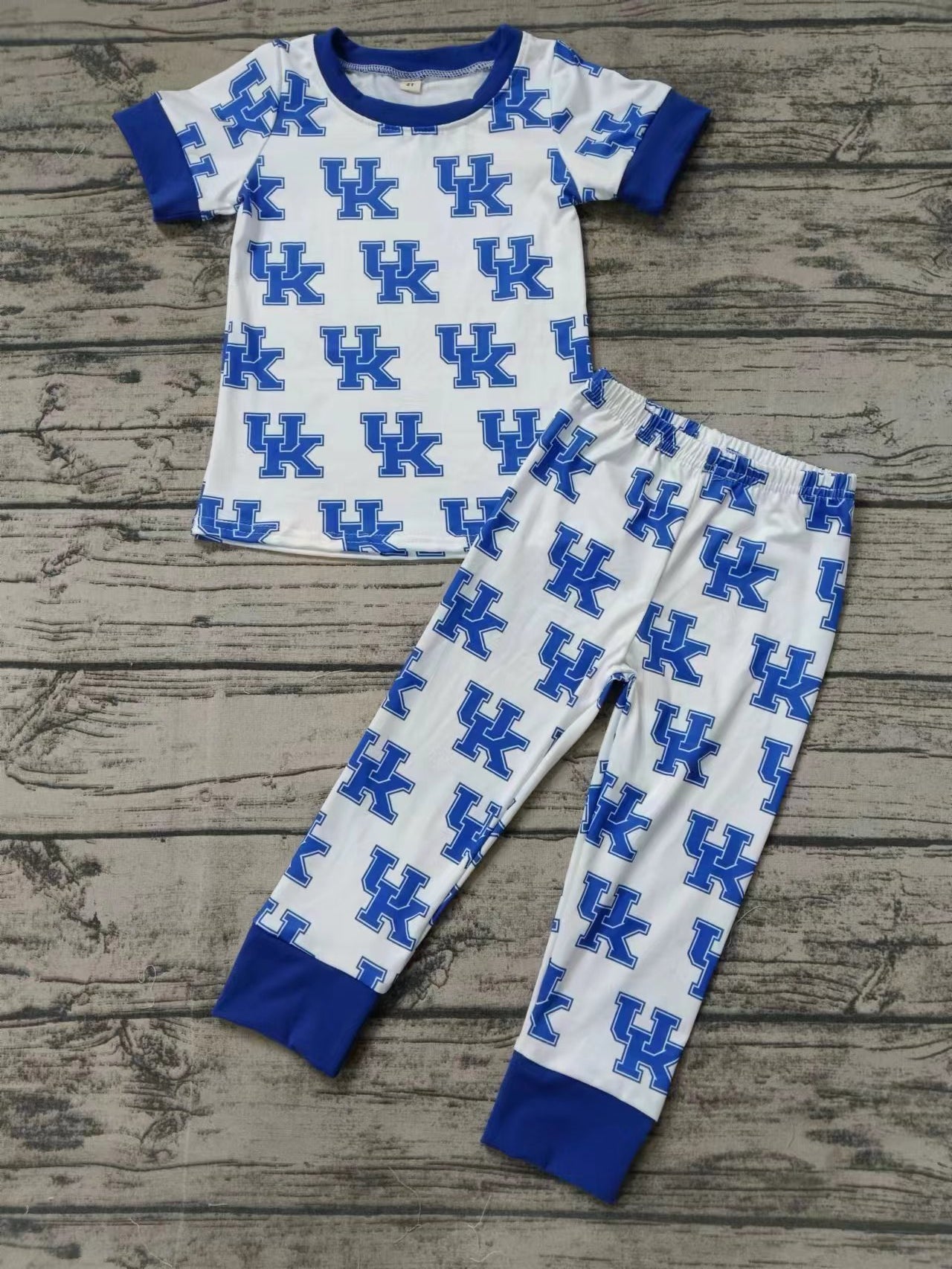 Baby Boys White Team UK Top Pants Pajamas Clothes Sets order preorder (moq 5)