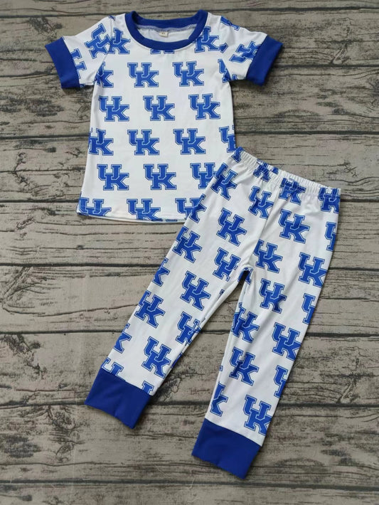 Baby Boys White Team UK Top Pants Pajamas Clothes Sets order preorder (moq 5)