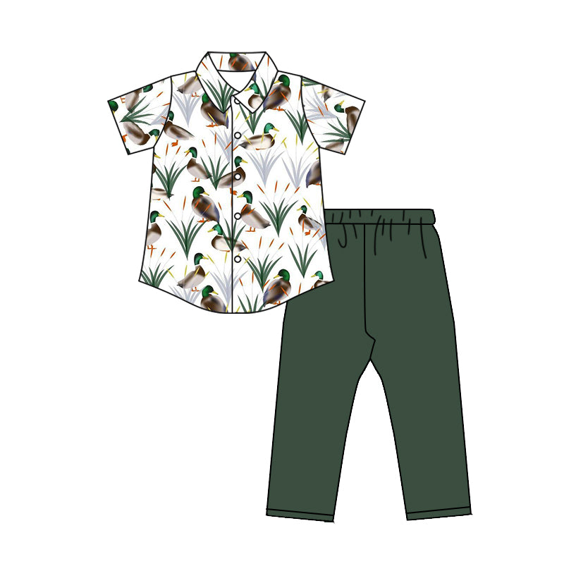 Baby Kids Boys Duck Shirt Pants Clothes Sets preorder(moq 5)