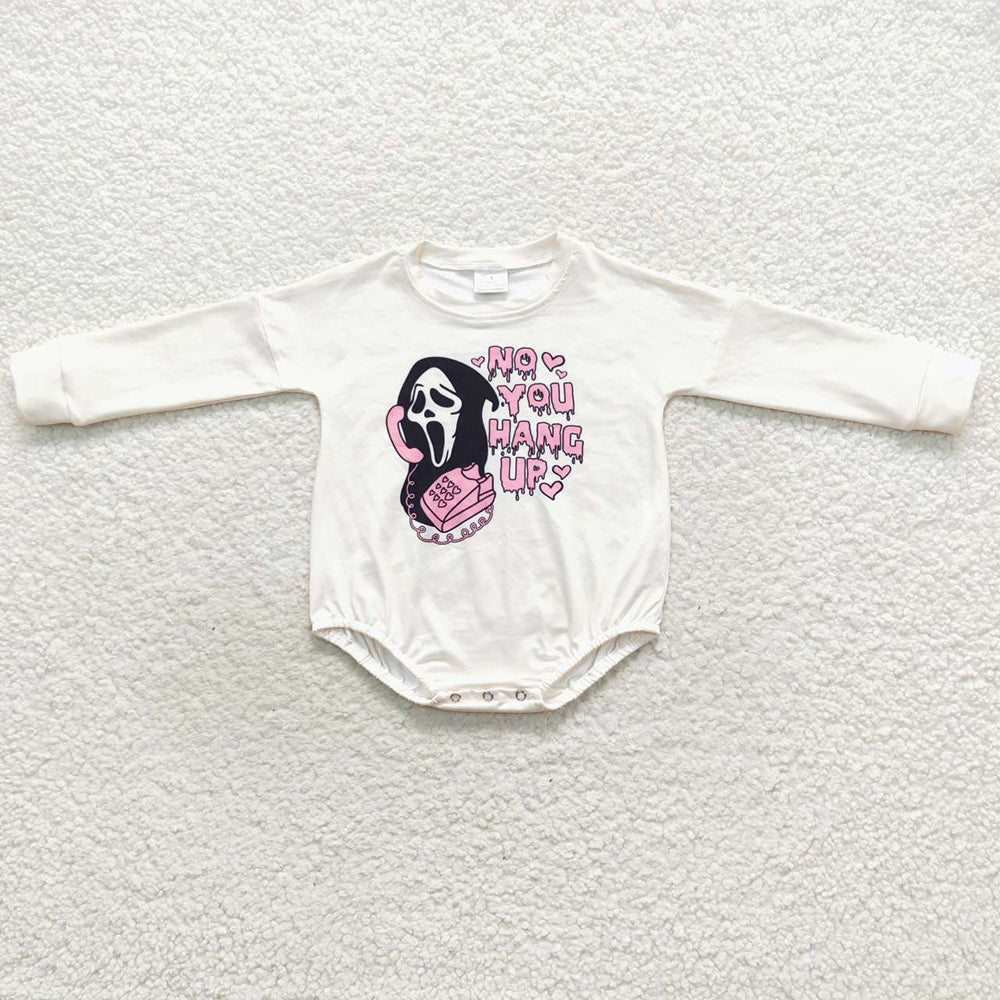 Baby Girls Halloween Call Long Sleeve Rompers