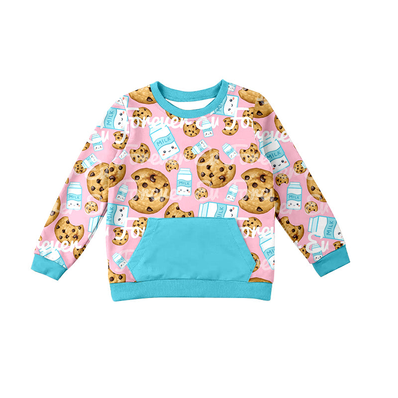 Baby Boys Christmas Cookie Long Sleeve Tee Shirts preorder(moq 5)