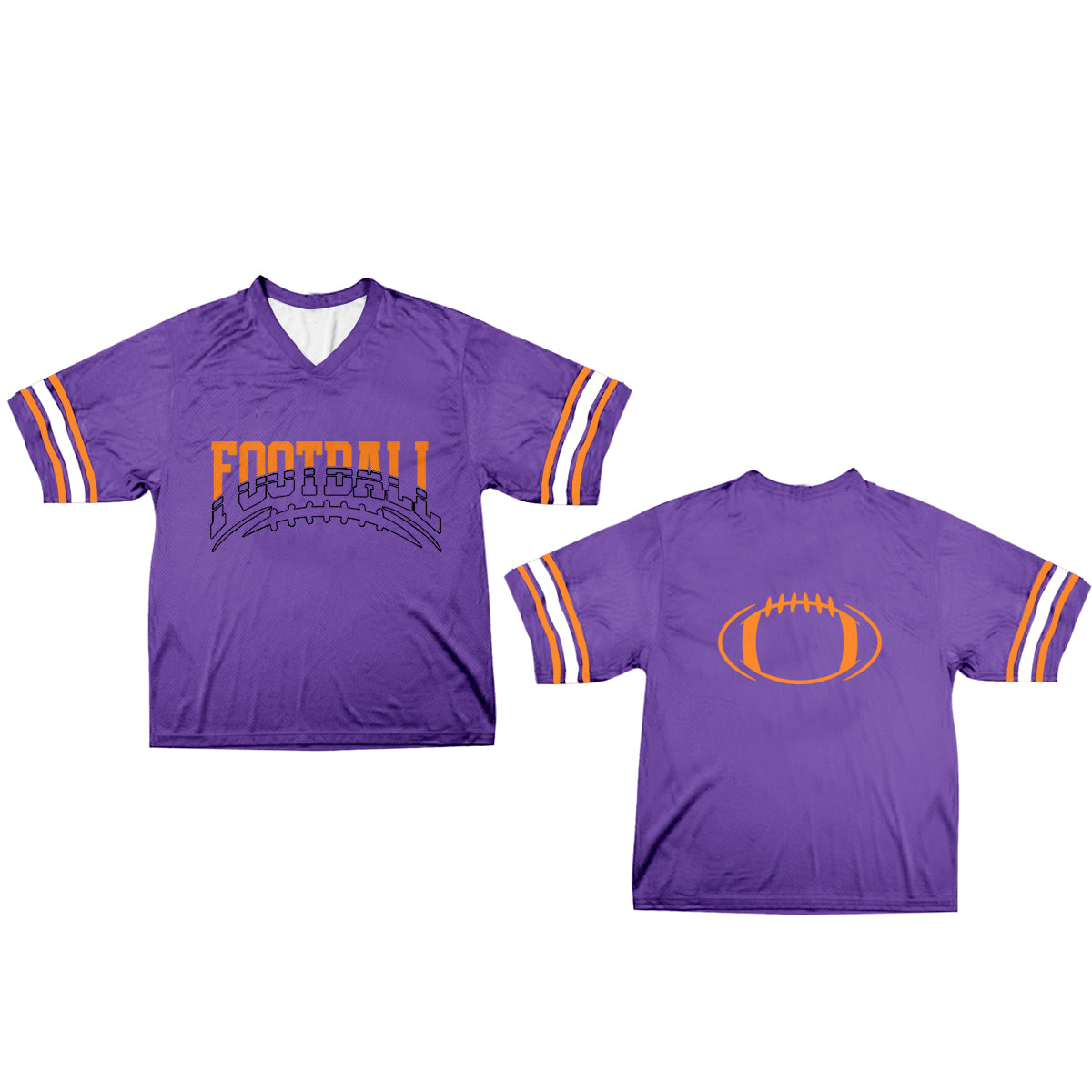 Baby Kids Football Team Purple Short Sleeve Tee Shirts Tops preorder(moq 5)