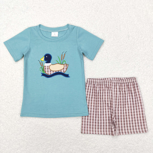 Baby Boys Duck Short Sleeve Tops Shorts Clothing Sets