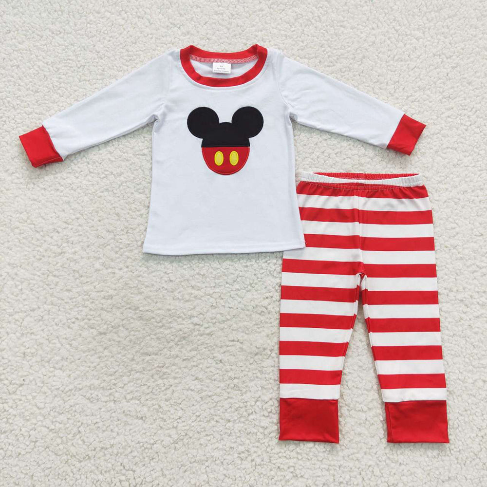 Baby Boys Cotton Head Tee Stripes Pants Clothes Sets