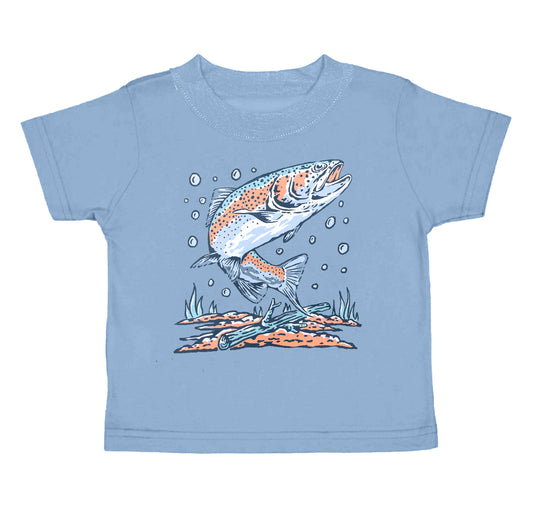 Baby Boys Toddler Fish Short Sleeve Tee Shirts Tops Preorder(moq 5)