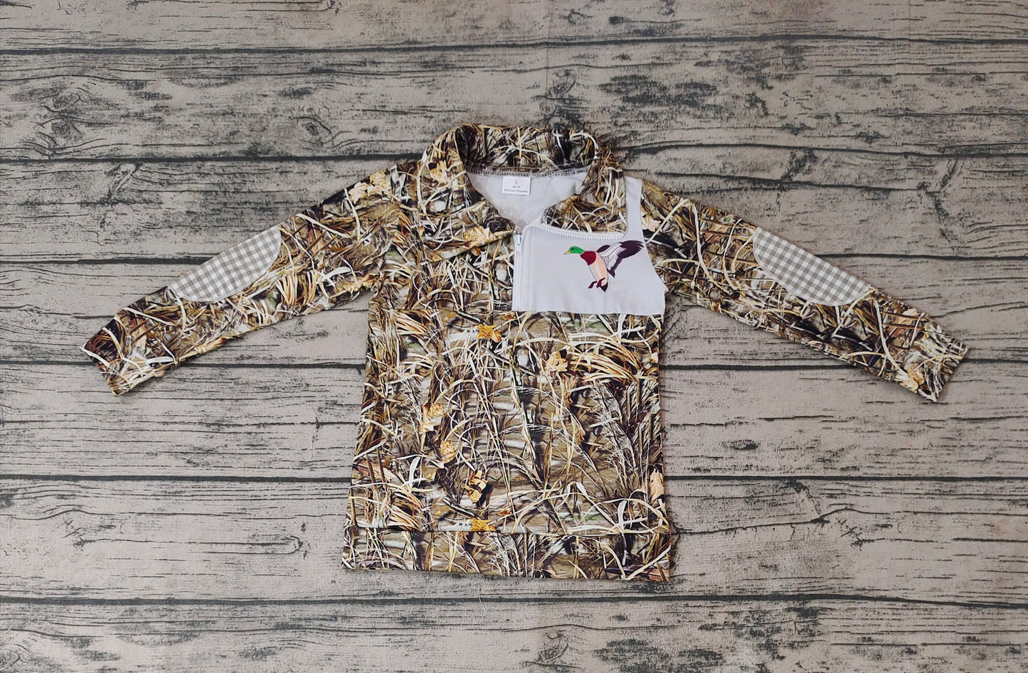 Baby Boys Camo Hunting Duck Zip Pullover Jackets Tops