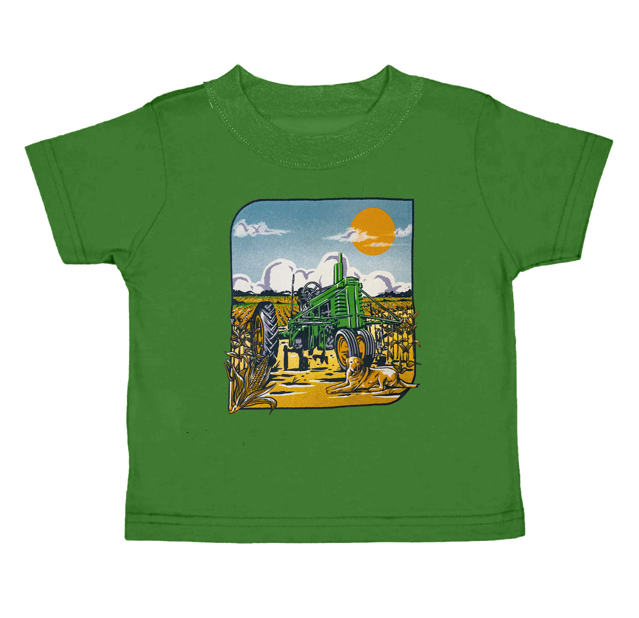 Baby Boys Toddler Western Farm Short Sleeve Tee Shirts Tops Preorder(moq 5)