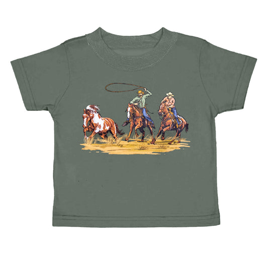 Baby Boys Toddler Western Rodeo Short Sleeve Tee Shirts Tops Preorder(moq 5)