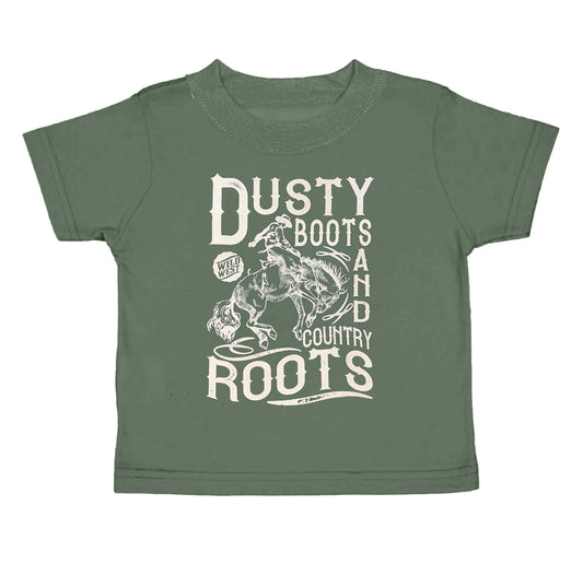 Baby Boys Toddler Western Boots Roots Short Sleeve Tee Shirts Tops Preorder(moq 5)