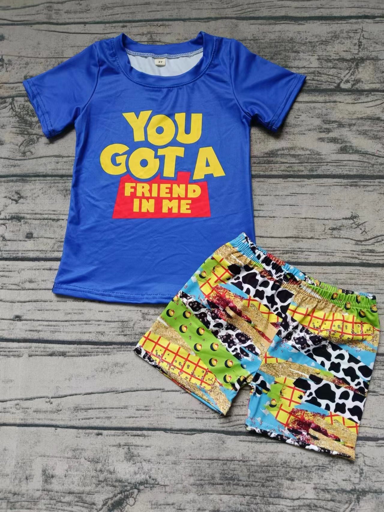 Baby Boys Toy Friend Tunic Top Shorts Clothing Sets Preorder(moq 5)