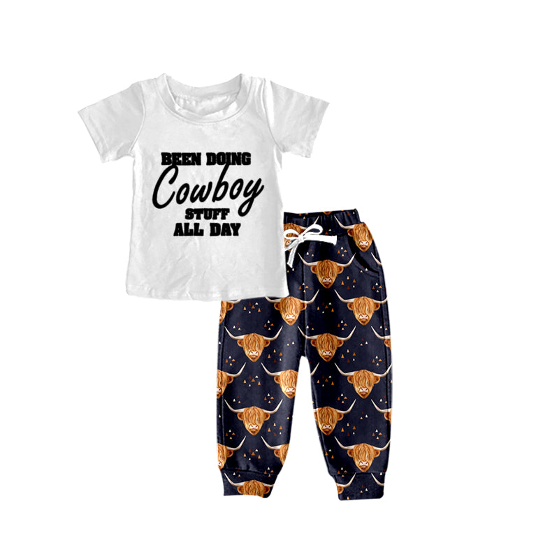 Baby Boys Western Cowboy Shirt Pants Clothing Sets preorder(moq 5)