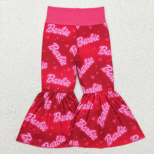 Baby Girls Doll Pink Highwaist Bottom Bell Pants