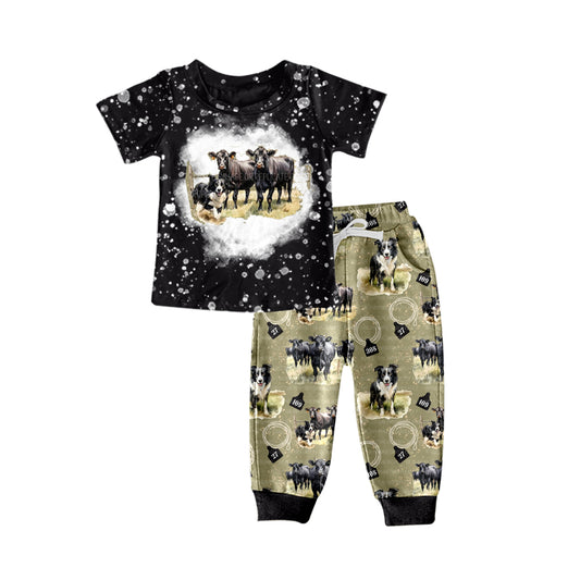 Baby Boys Farm Shirt Western Pants Clothing Sets preorder(moq 5)