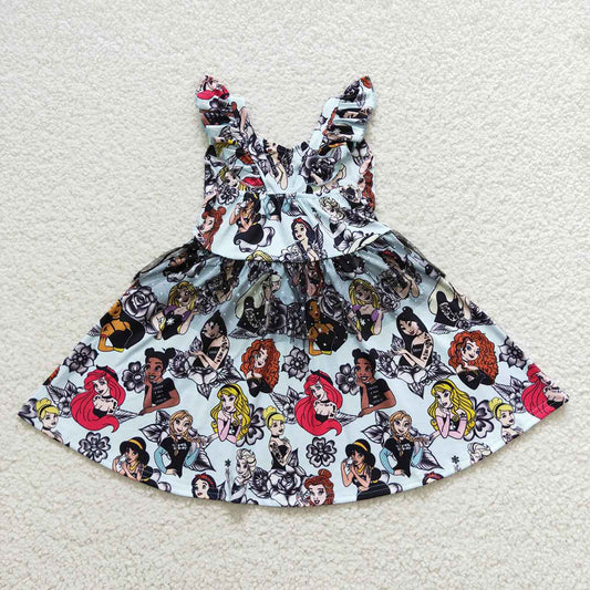 Baby Girls Strap Princess Halloween Lace Dresses