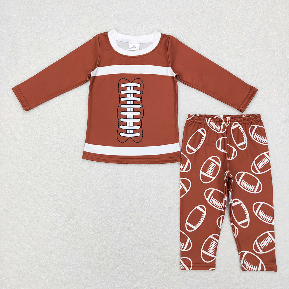 Baby Boys Balls Long Sleeve Top Pants Pajamas Jammies Clothes Sets