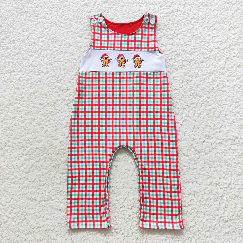 Baby Boys Christmas Gingerbread Rompers