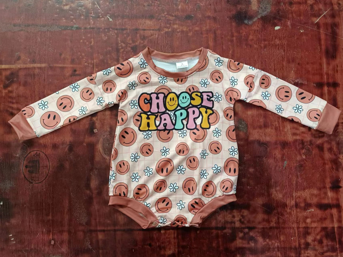 Baby Infant Girls Choose Happy Rompers preorder(moq 5)