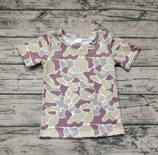 Baby Boys Camo Green Short Sleeve Tee Shirts Tops