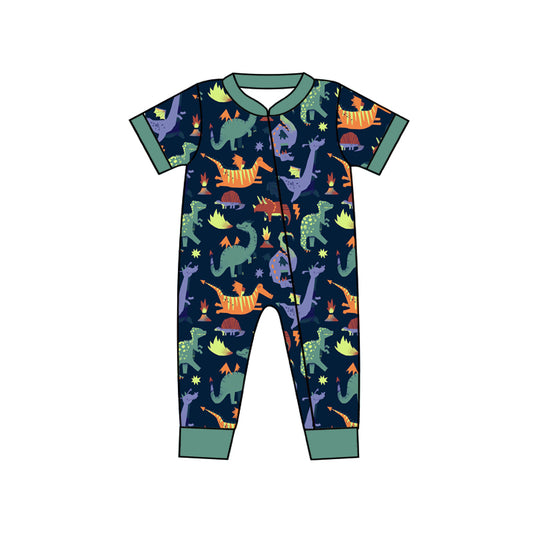 Baby Infant Boys Dinosaur Short Sleeve Rompers preorder(moq 5)