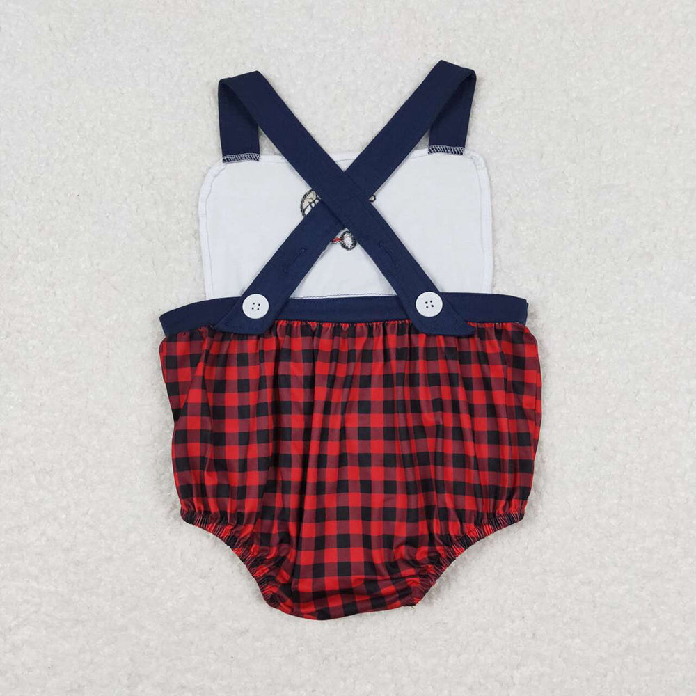 Baby Infant Boys Balls Straps Rompers