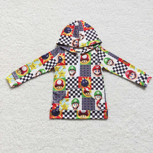 Baby Boys Game Colorful Hoodie Tops