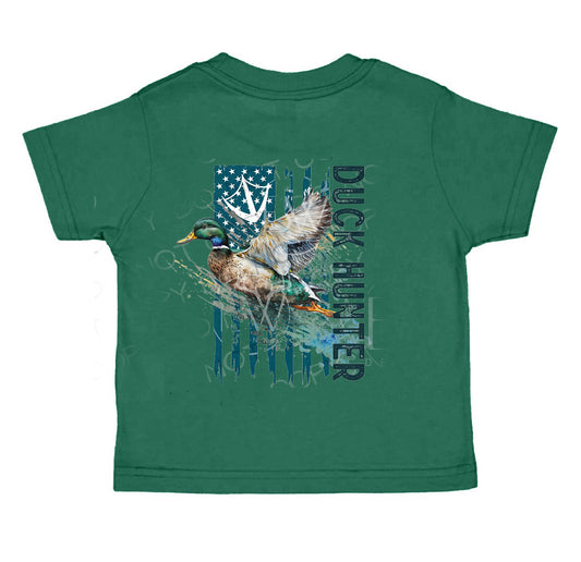 Baby Boys Green Duck Hunter Short Sleeve Tee Shirts Tops preorder(moq 5)