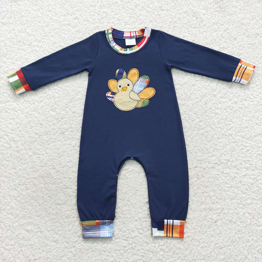 Baby Boys Thanksgiving Turkey Rompers