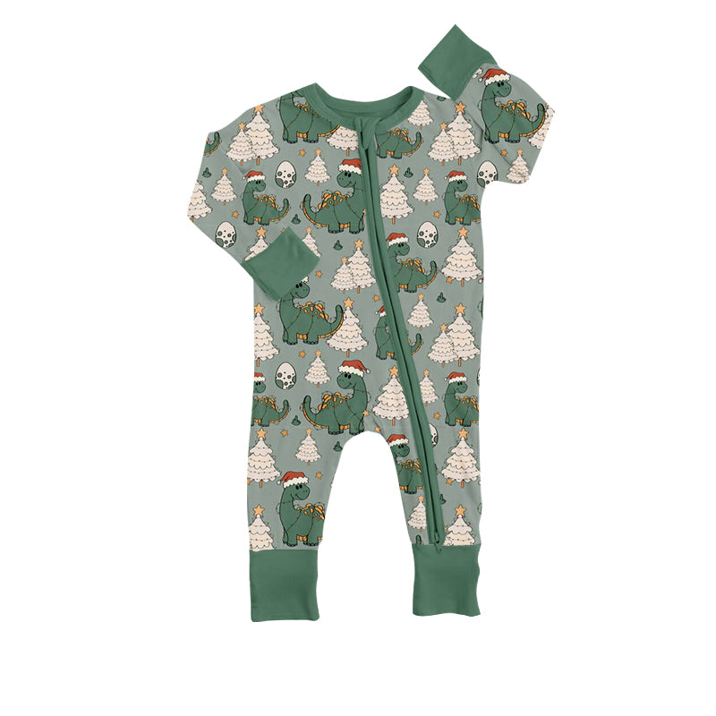 Baby Infant Boys Christmas Dinosaur Rompers preorder(moq 5)