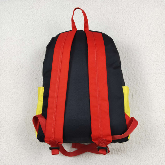 Baby Kids Black Red Cartoon Backpack Back Bags