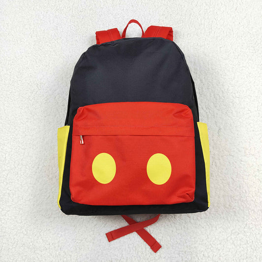 Baby Kids Black Red Cartoon Backpack Back Bags