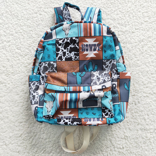 Baby Kids Children Howdy Patchwork Western Back Bags