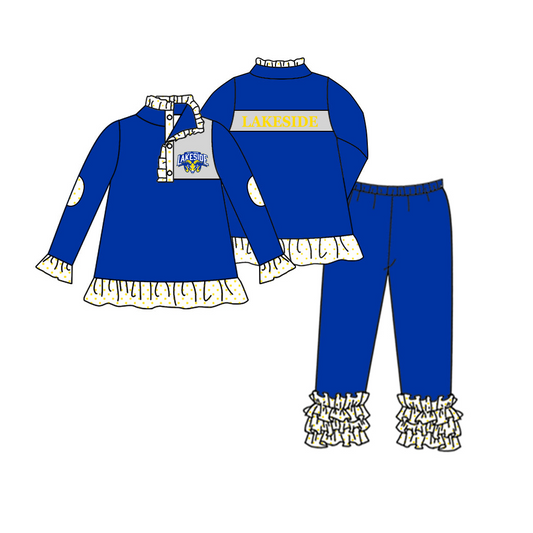 Baby Girls Lakeside Team Tops Legging Outfits Clothes Sets split order preorder Sep 6th