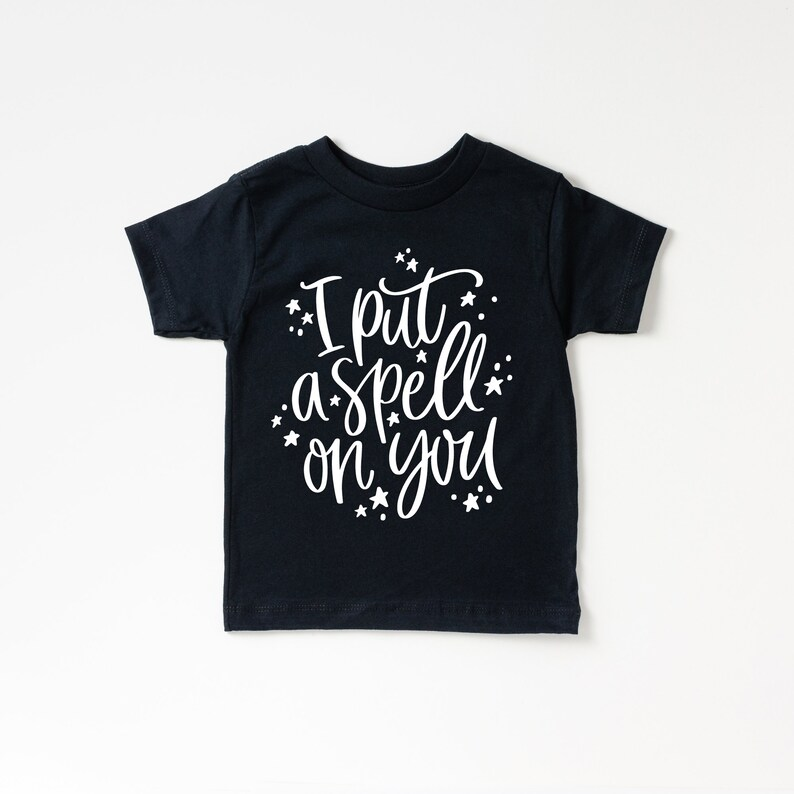 Baby Girls Put Spell Short Sleeve Tee Shirts Tops Preorder(moq 5)
