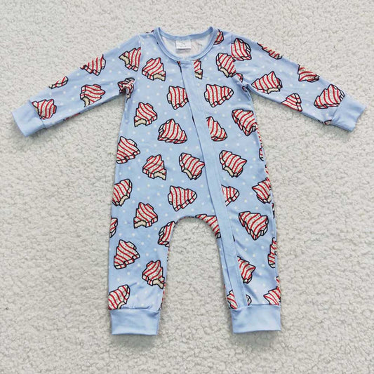 Baby Boys Christmas Tree Cake Rompers