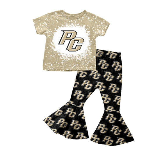 Baby Girls Pell city Tee Shirt Top Pants Clothes Sets Preorder(moq 5)