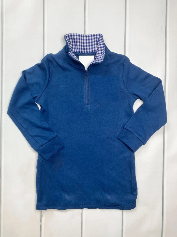 Baby Boys Hot Blue Long Sleeve MGG Zipper Pullovers Top Preorder