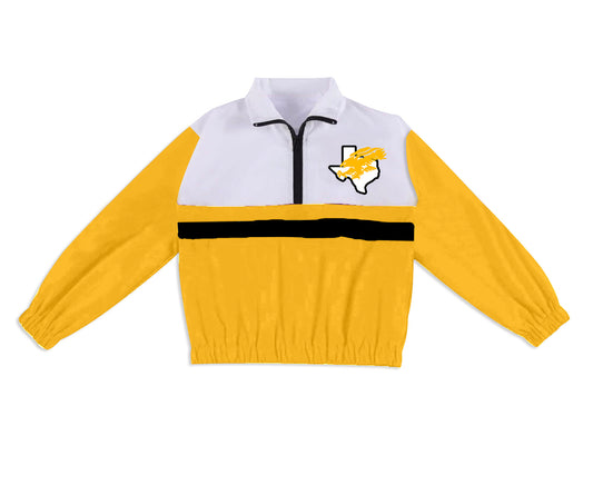 Preorder (moq 5)Baby Boys Long Sleeve Eagles Team Zip Pullovers Tops