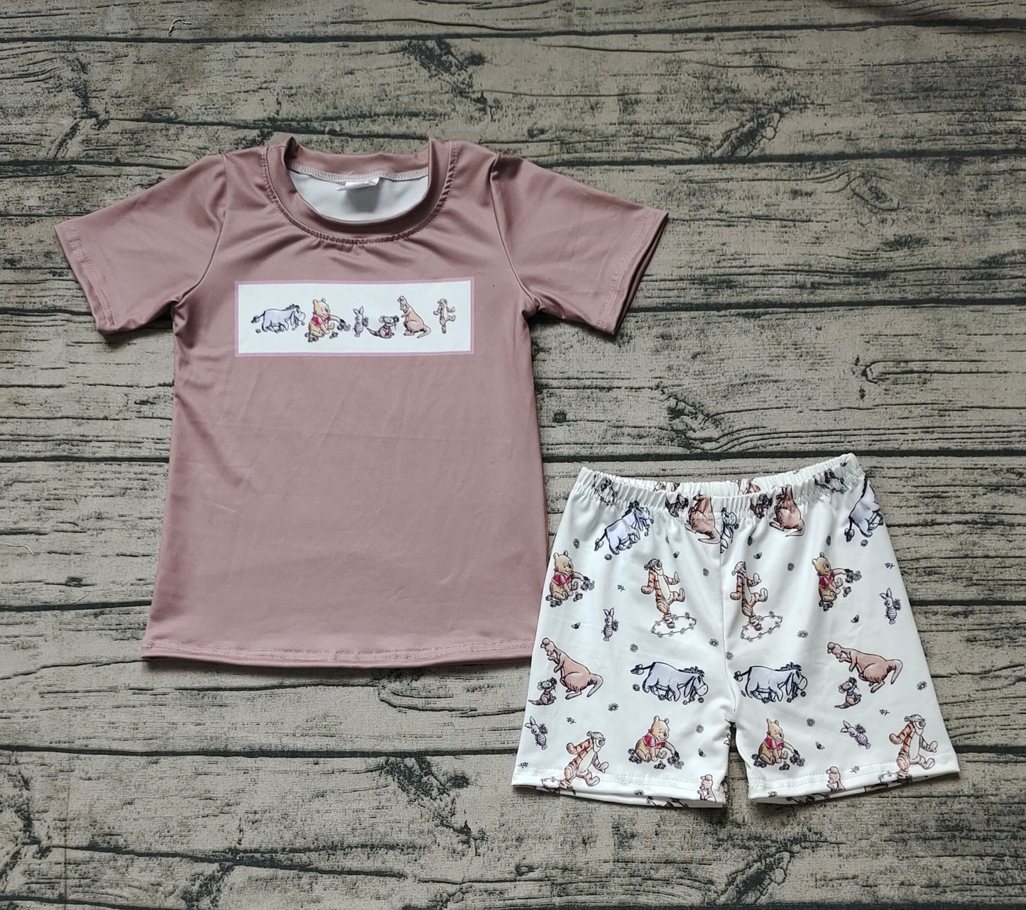 Baby Boys Bear Tiger Shirt Shorts Clothes Sets