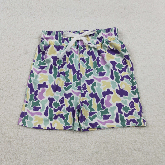 Baby Boys Mardigras Camo Pockets Shorts Bottom