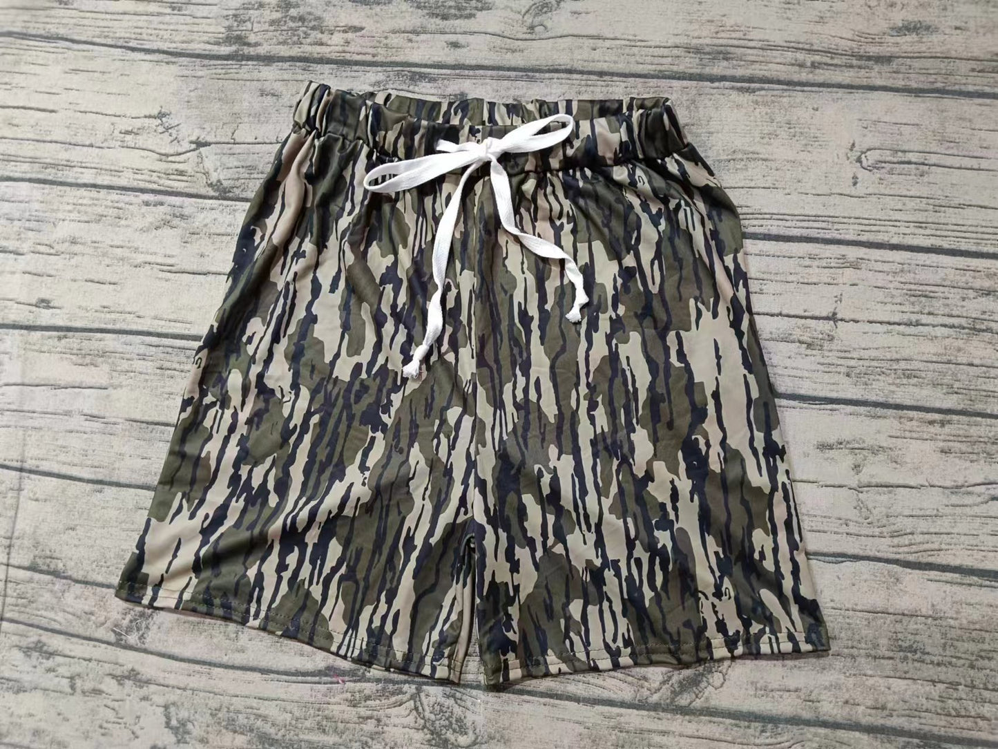 Adult Men Camo Hunting Bottomland Shorts Bottoms Preorder(moq 5)